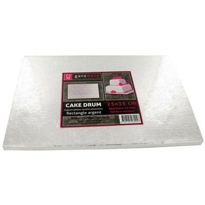 PATISDECOR GD4060A - 40x60 cm - 12 mm - cake drum - Publicité PATISDECOR GD4060A - 40x60 cm - 12 mm - cake drum - Publicité