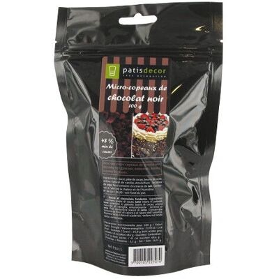 Patisdécor - P3022 - Chocolat noir - 100 g - pépites de cuisson - Publicité Patisdécor - P3022 - Chocolat noir - 100 g - pépites de cuisson - Publicité