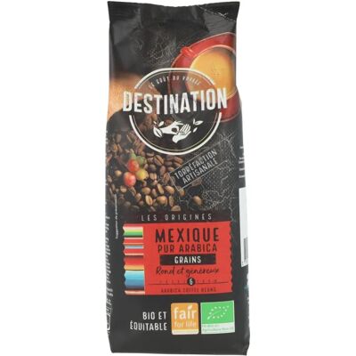 Café en grano orgánico Arabica de Destination Bio - Altitud, suelo mineral, Chiapas-Guatemala Café en grano orgánico Arabica de Destination Bio - Altitud, suelo mineral, Chiapas-Guatemala