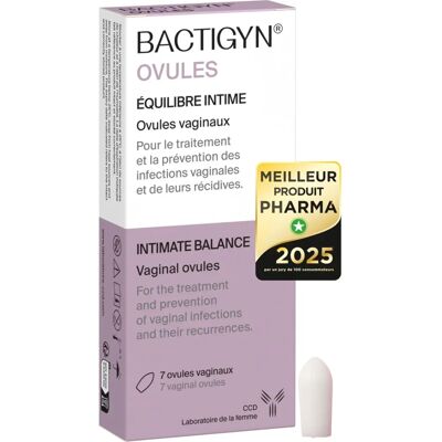 Laboratoire CCD Bactigyn Équilibre Intime Ovules Vaginales - Publicité Laboratoire CCD Bactigyn Équilibre Intime Ovules Vaginales - Publicité