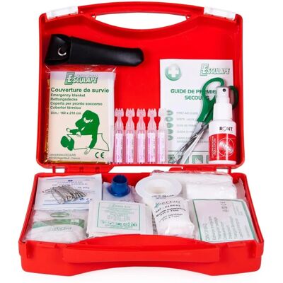 Esculape BTP 10 Trousse de Secours - Trousse de Premiers Secours - Publicité Esculape BTP 10 Trousse de Secours - Trousse de Premiers Secours - Publicité