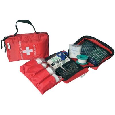 Trousse de premiers secours compacte Esculape - Multi-activités, Orange - Publicité Trousse de premiers secours compacte Esculape - Multi-activités, Orange - Publicité