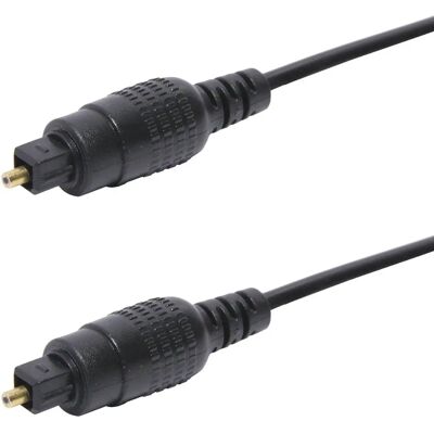 Erard 721552 Optisches Fiber TOSLINK Kabel - 1,5m Schwarz Erard 721552 Optisches Fiber TOSLINK Kabel - 1,5m Schwarz
