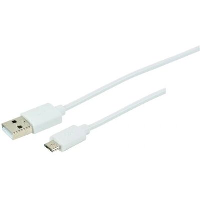Erard 722408 USB Kabel - 2m - USB A Micro-USB B - Weiß - Produkttyp Erard 722408 USB Kabel - 2m - USB A Micro-USB B - Weiß - Produkttyp