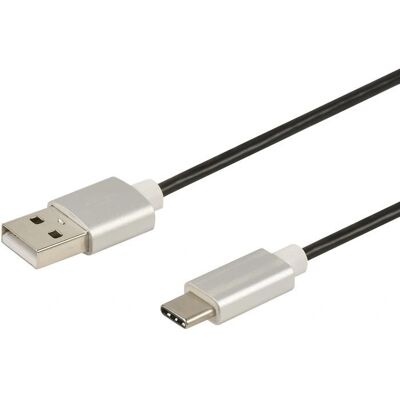 Cavo USB Erard 722449 - 1m - USB Tipo C a USB Tipo A - Nero Cavo USB Erard 722449 - 1m - USB Tipo C a USB Tipo A - Nero