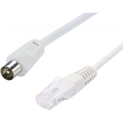 ERARD 4482 - Balun RJ45 Passif Cordon 1,5m - Publicité ERARD 4482 - Balun RJ45 Passif Cordon 1,5m - Publicité