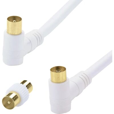 Cavo coassiale Erard 4501 5 m TV 9,52 mm Bianco Cavo coassiale Erard 4501 5 m TV 9,52 mm Bianco