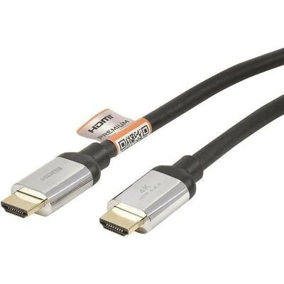 Cavo HDMI Erard - Supporto 4K - Certificazione Premium - Oro - 2m - Connessione Video Cavo HDMI Erard - Supporto 4K - Certificazione Premium - Oro - 2m - Connessione Video