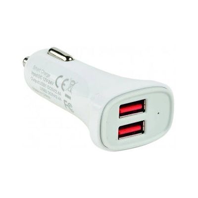 Caricabatterie auto bianco Erard 728334 - USB universale Caricabatterie auto bianco Erard 728334 - USB universale