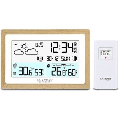 La Crosse Technology WS6282 - Wetterstation mit Holzoptik La Crosse Technology WS6282 - Wetterstation mit Holzoptik