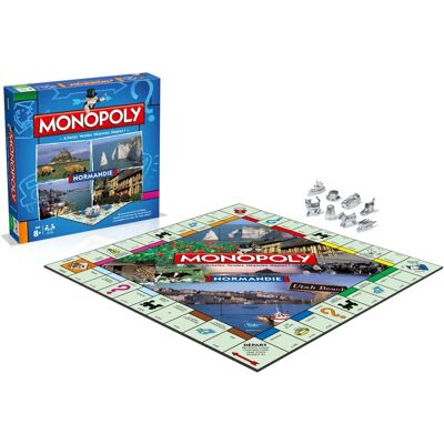 Winning Moves Monopoly Normandie - Jeu de Société - Version Française - Publicité Winning Moves Monopoly Normandie - Jeu de Société - Version Française - Publicité
