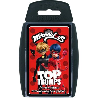 Winning Moves Top Trumps - Miraculous - Card Game - Versione Francese Winning Moves Top Trumps - Miraculous - Card Game - Versione Francese