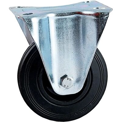 AVL Modèle 508825O - Roue en caoutchouc fixe 160mm - Capacité 150kg - Publicité AVL Modèle 508825O - Roue en caoutchouc fixe 160mm - Capacité 150kg - Publicité
