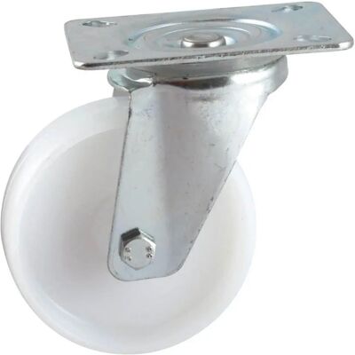Rueda giratoria AVL Modelo 590832O Nylon blanco - 100mm - 150kg Rueda giratoria AVL Modelo 590832O Nylon blanco - 100mm - 150kg