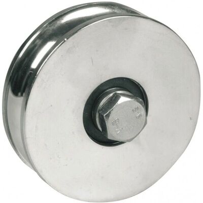 AVL Modello 914080A - Ruota a gola tonda - Ø80mm - Carico 200kg - Cuscinetto a sfera AVL Modello 914080A - Ruota a gola tonda - Ø80mm - Carico 200kg - Cuscinetto a sfera