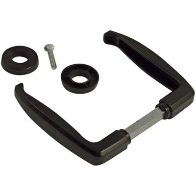 Manija negra AVL 45-60 Cuadrado 8 para tubo de 50mm - 7098/50 Manija negra AVL 45-60 Cuadrado 8 para tubo de 50mm - 7098/50