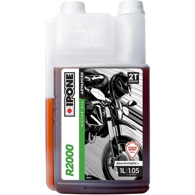 Aceite para moto Ipone R2000 Rs Fresa 2t Sintético Plus 1 Litro Aceite para moto Ipone R2000 Rs Fresa 2t Sintético Plus 1 Litro