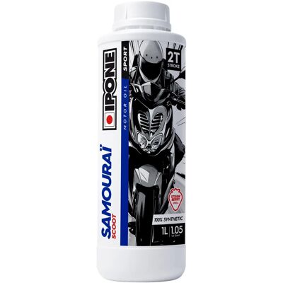 Aceite de motor Ipone Scoot Run 2T 1L Fresa - Aceite sintético para scooter 2 tiempos Aceite de motor Ipone Scoot Run 2T 1L Fresa - Aceite sintético para scooter 2 tiempos