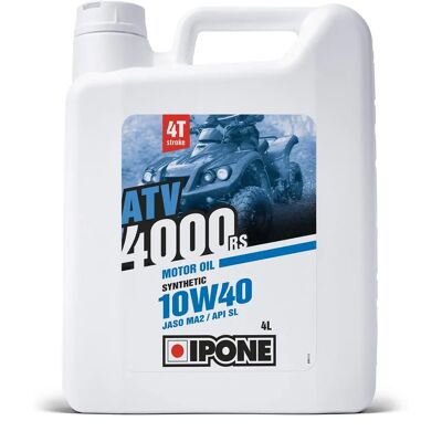 Huile moteur Ipone ATV 4000 RS 10W40 - 4L Huile moteur Ipone ATV 4000 RS 10W40 - 4L