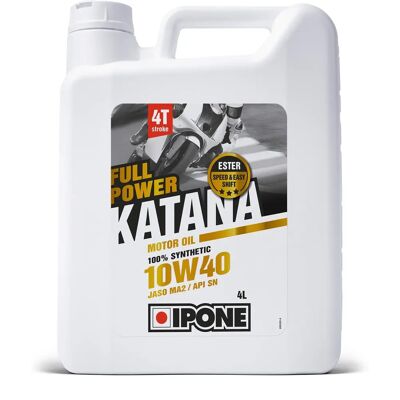 Huile moteur Ipone Full Power Katana 10W-40 - 4L Huile moteur Ipone Full Power Katana 10W-40 - 4L