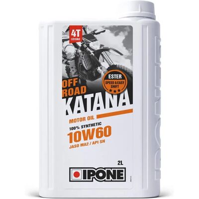 Aceite de motor para moto off-road Ipone 10W60 - 2L Aceite de motor para moto off-road Ipone 10W60 - 2L
