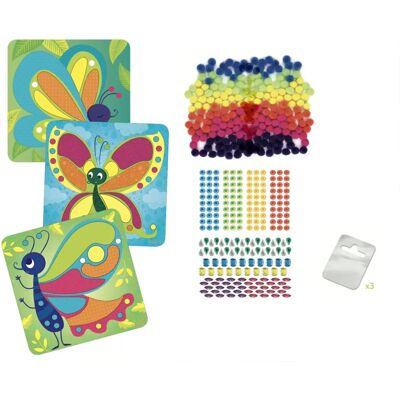SYCOMORE Jeu d'artisanat - Kit de papillons - Activité créative pour enfants SYCOMORE Jeu d'artisanat - Kit de papillons - Activité créative pour enfants