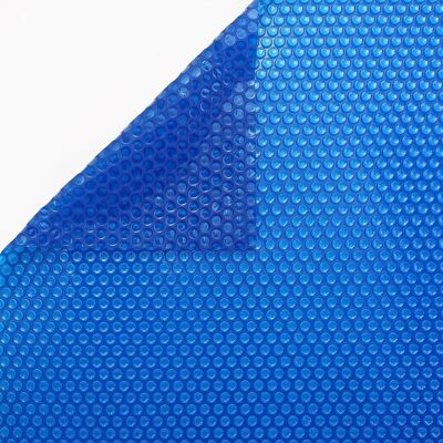 Couverture piscine Ubbink bleue 400x610cm en polyéthylène - Publicité Couverture piscine Ubbink bleue 400x610cm en polyéthylène - Publicité