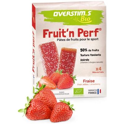 Gelée de Fruits Bio Overstim.s - Fraise - Gelée de fruits - Publicité Gelée de Fruits Bio Overstim.s - Fraise - Gelée de fruits - Publicité