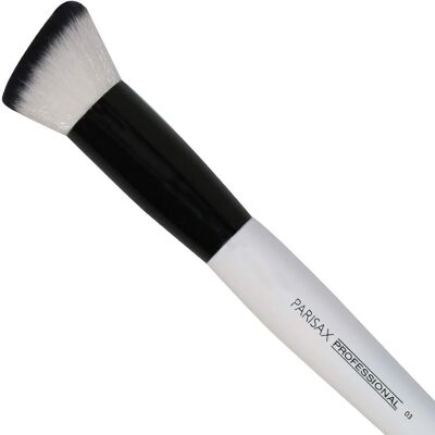 Pinceau Fond de Teint Parisax Nylon Noir/Blanc - Pinceau Maquillage - Publicité Pinceau Fond de Teint Parisax Nylon Noir/Blanc - Pinceau Maquillage - Publicité