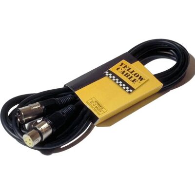 Yellow Cable M10X 10m - Câble audio pour microphones et haut-parleurs - Publicité Yellow Cable M10X 10m - Câble audio pour microphones et haut-parleurs - Publicité