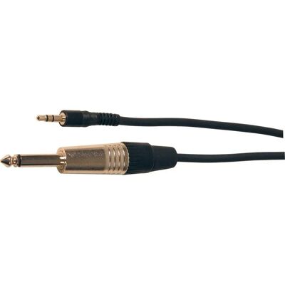 Yellow Cable - Câble audio 3 m mini jack stéréo à jack - Publicité Yellow Cable - Câble audio 3 m mini jack stéréo à jack - Publicité