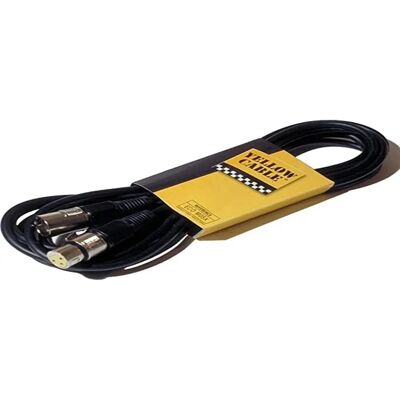 Yellow Cable M03x - Câble Microphone XLR 3m - Publicité Yellow Cable M03x - Câble Microphone XLR 3m - Publicité