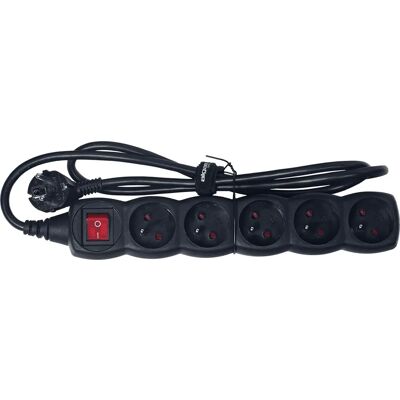 Algam Lighting MULTI-5S Verlengsnoer met 5 Stopcontacten en Schakelaar Algam Lighting MULTI-5S Verlengsnoer met 5 Stopcontacten en Schakelaar