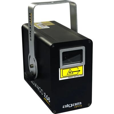 Algam Lighting Spectrum 400 RGB Laser - Multi-couleurs, 128 effets - Publicité Algam Lighting Spectrum 400 RGB Laser - Multi-couleurs, 128 effets - Publicité