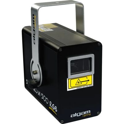 Algam Lighting Spectrum 500 RGB - Laser Polychrome Professionnel - Publicité Algam Lighting Spectrum 500 RGB - Laser Polychrome Professionnel - Publicité