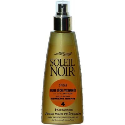 Huile Sèche SPF 4 Soleil Noir - Bronzage & Hydratation - Publicité Huile Sèche SPF 4 Soleil Noir - Bronzage & Hydratation - Publicité