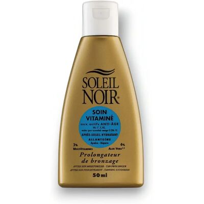 Soleil Noir Soin Vitaminé Après-Soleil - Hydratant 50ml - Prolongation du bronzage - Publicité Soleil Noir Soin Vitaminé Après-Soleil - Hydratant 50ml - Prolongation du bronzage - Publicité