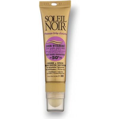 Soleil Noir SPF50+ & SPF30 Protection Solaire Enfants - Peau Très Claire - Publicité Soleil Noir SPF50+ & SPF30 Protection Solaire Enfants - Peau Très Claire - Publicité