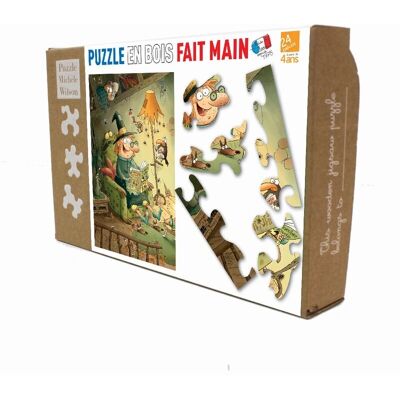Puzzle en Bois Michele Wilson 24 Pièces - Pour Enfants de Plus de 3 Ans - Publicité Puzzle en Bois Michele Wilson 24 Pièces - Pour Enfants de Plus de 3 Ans - Publicité