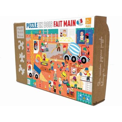 Puzzle en bois Michele Wilson 24 pièces - Jouet éducatif pour enfants - Publicité Puzzle en bois Michele Wilson 24 pièces - Jouet éducatif pour enfants - Publicité