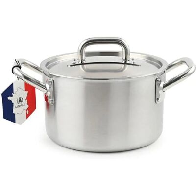 Pentole Laguiole Cuisson Triplex 24cm - Acciaio inox, Induzione, Francia Pentole Laguiole Cuisson Triplex 24cm - Acciaio inox, Induzione, Francia