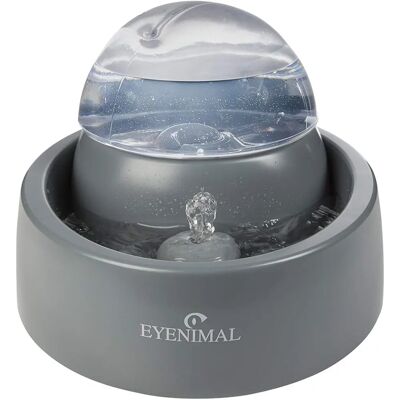 Fontaine à Eau Eyenimal - 1,5L - Système à bulles continu - Publicité Fontaine à Eau Eyenimal - 1,5L - Système à bulles continu - Publicité