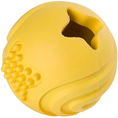 Eyenimal Dispenser Ball - Hundespielzeug, Naturkautschuk, Füllbar, Springend Eyenimal Dispenser Ball - Hundespielzeug, Naturkautschuk, Füllbar, Springend