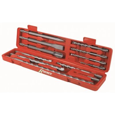 Ribimex PR12SDS Rotary Hammer Accessory - 12 pcs SDS Set Ribimex PR12SDS Rotary Hammer Accessory - 12 pcs SDS Set