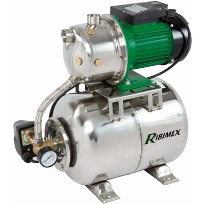 Ribiland RIBIMEX Wasserpumpe - 970W, 24L, Edelstahl Ribiland RIBIMEX Wasserpumpe - 970W, 24L, Edelstahl