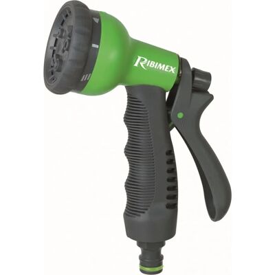 Ribiland PRA/TB.1302 Gartenschlauchpistole mit 8 Funktionen, Soft-Touch, Schnellanschluss Ribiland PRA/TB.1302 Gartenschlauchpistole mit 8 Funktionen, Soft-Touch, Schnellanschluss