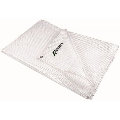 Ribimex UV-resistant white tarpaulin - tarpaulin Ribimex UV-resistant white tarpaulin - tarpaulin