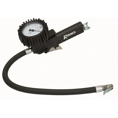 Ribimex Luchtcompressor Toebehoren - Drukmeter - Voor banden & ballonnen Ribimex Luchtcompressor Toebehoren - Drukmeter - Voor banden & ballonnen