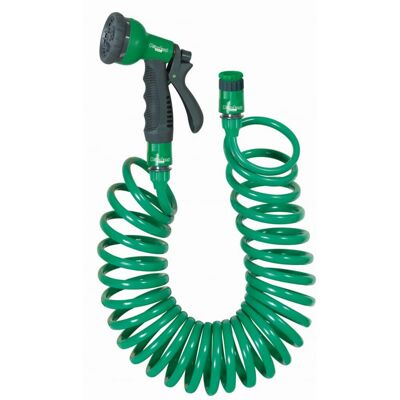 Tuyau de Jardin Ribimex 15m Spirale avec Pistolet - Tuyau de jardin - Publicité Tuyau de Jardin Ribimex 15m Spirale avec Pistolet - Tuyau de jardin - Publicité