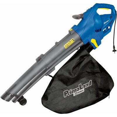 Ribimex PRASB3000 Soplador de hojas - 3000W, Velocidad ajustable, Bolsa de 45L Ribimex PRASB3000 Soplador de hojas - 3000W, Velocidad ajustable, Bolsa de 45L